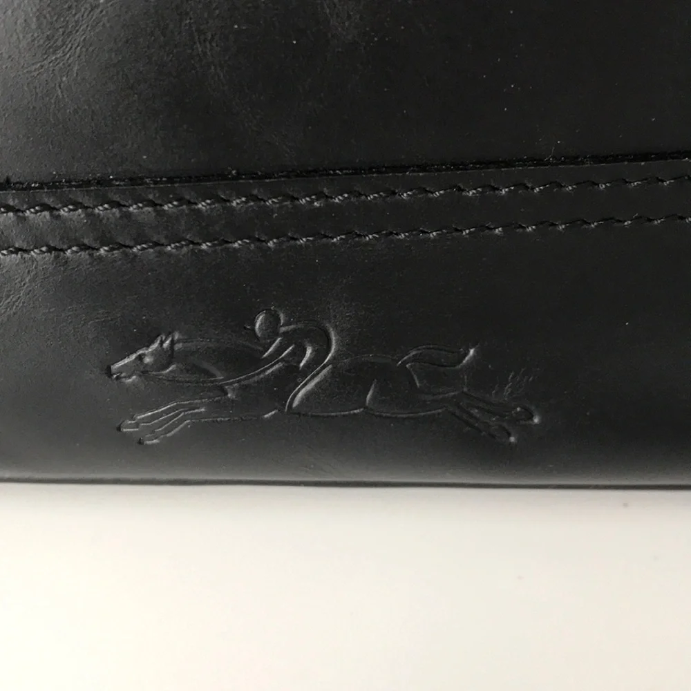 🔥HOT PRICE🔥Longchamp Mocha Cavalier leather document holder